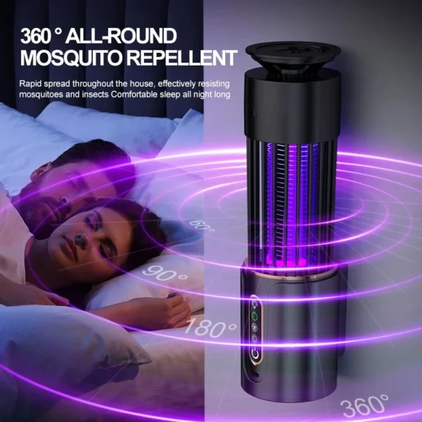 Mosquito Killer Lamp & Insect Fly Trap Camping Lantern | USB Electric Swatter | Time On Trend - Image 2