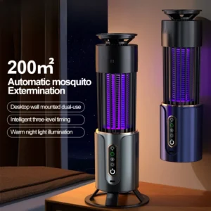 Mosquito Killer Lamp & Insect Fly Trap Camping Lantern | USB Electric Swatter | Time On Trend