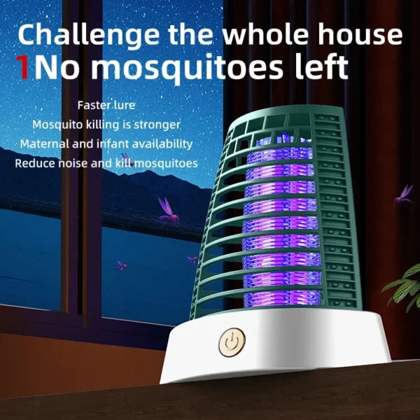 Youpin Electronic Mosquito Killer Lamp | 360° Indoor Mosquito Trap | Time On Trend - Image 2