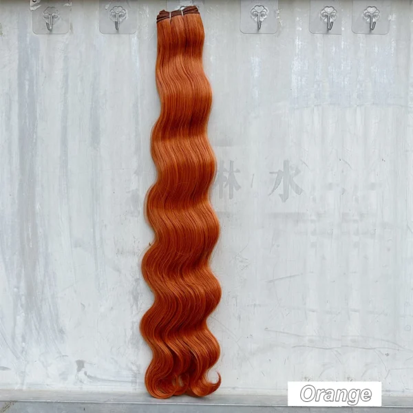 30Inches Colored M618 Ombre Highlight Piano Blond 27/613  Body Wave 200g Synthetic Hair Weave Bundles Soft Human-Like Extension - Image 17
