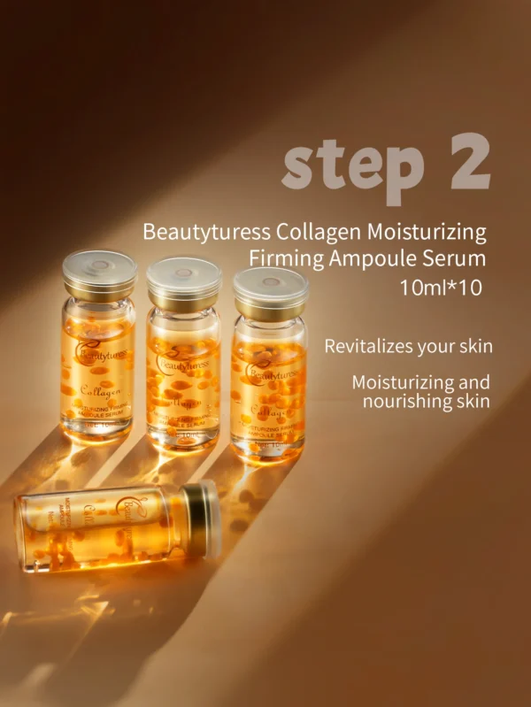 14-piece luxury collagen skincare set moisturizing and firming set for women with sodium hyaluronate luxury gift box - Image 3