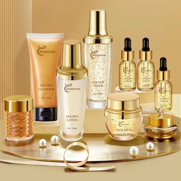 Luxurious 9-piece skincare gift box to firm skin fight wrinkles and lift cheeks Holiday gifts for mothers and girlfriends
