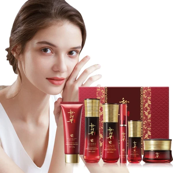 Korean 6-piece skincare gift set An ideal gift for women on their birthday Mother's Day or Christmas - Image 4