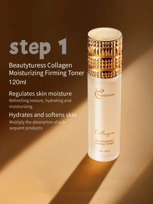14-piece skincare collection with collagen to illuminate firm and smooth skin anti-wrinkle and anti-aging skincare gift box - Image 2