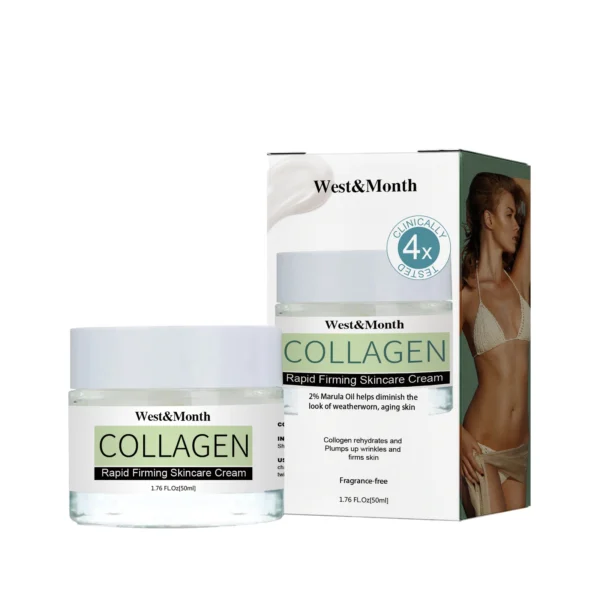 West&Month Collagen Rapid Firming Skincare Cream Belly Tightening Body Sculpting and Slimming Cream - Image 2