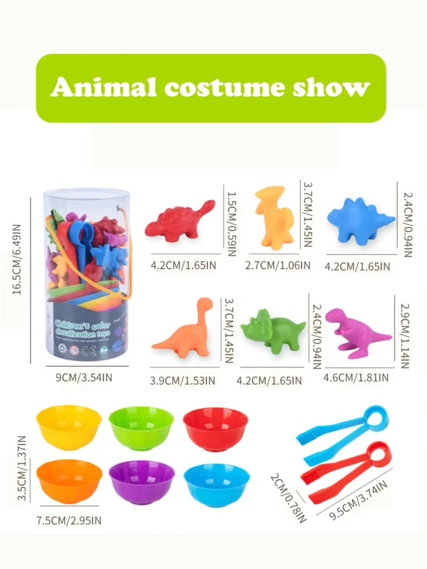 Animal series children's early education enlightenment counting toys teaching aids family cognitive classification toys - Image 21