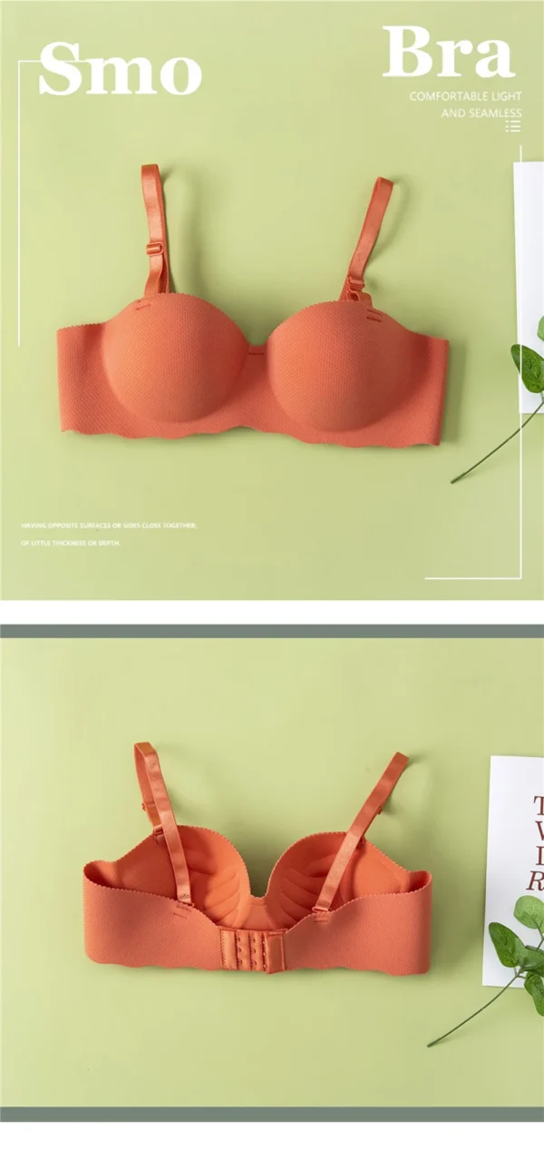 High Quality Solid Color Girls Seamless Bra Girls Comfort Breathable Daily Wear Underwears Girls Removable Shoulder Strap Bra - Image 30