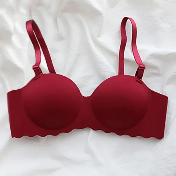 High Quality Solid Color Girls Seamless Bra Girls Comfort Breathable Daily Wear Underwears Girls Removable Shoulder Strap Bra - Image 9