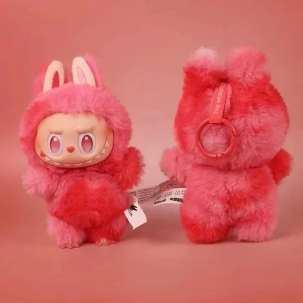 New Pop Mart The First Second And Third Labubu Blind Box Heart Beat Series Doll Cloth Car Interior Decor Pendant Toy Gifts - Image 4