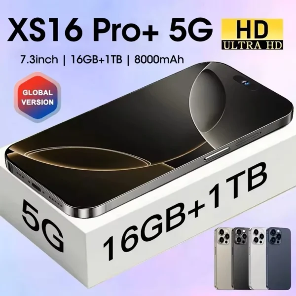2025 High Quality OLED Display For XS16 Pro+ 7.3 Inch phones LcD Display Touch ScreenPanel Dynamic Touch Screen Global Version﻿