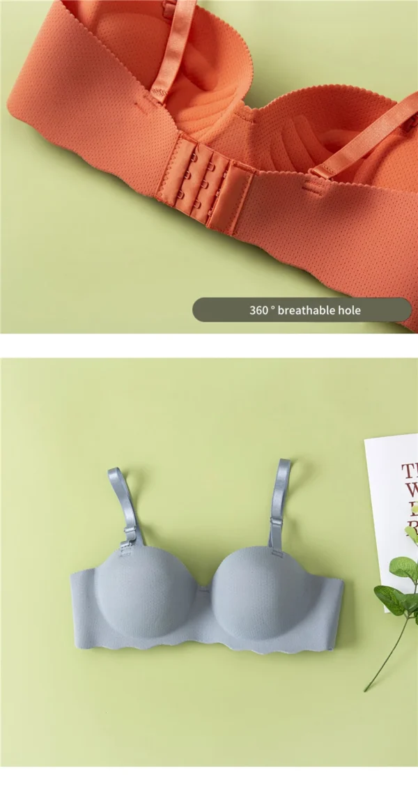 High Quality Solid Color Girls Seamless Bra Girls Comfort Breathable Daily Wear Underwears Girls Removable Shoulder Strap Bra - Image 32