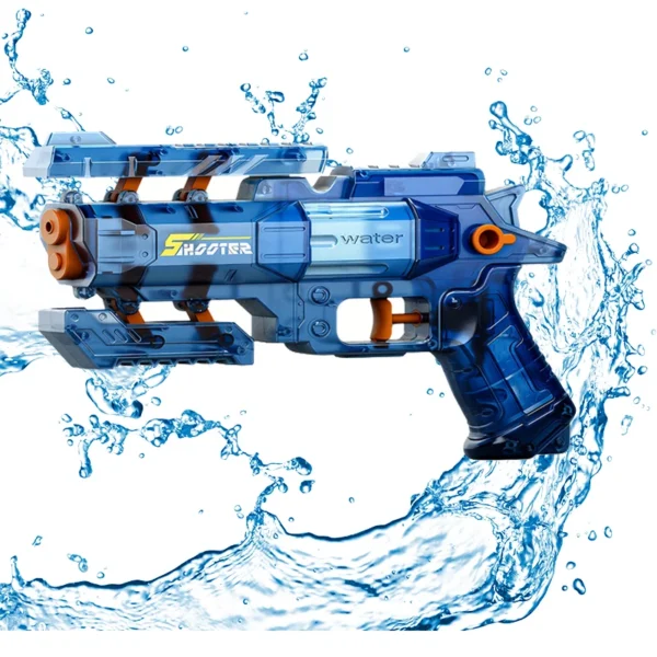 Manual Water Gun for Kids Deformable Durable Plastic Watergun Summer Outdoor Interactive Water Blaster Toys For Pool Beach Party - Image 7