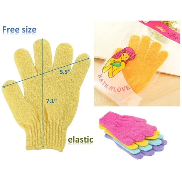 Body Cleaning Washcloth Soft Brush Home Hotel Bathroom Shower Ball Back Scrubber Set Exfoliating Skin Towel Bath Gloves - Image 20