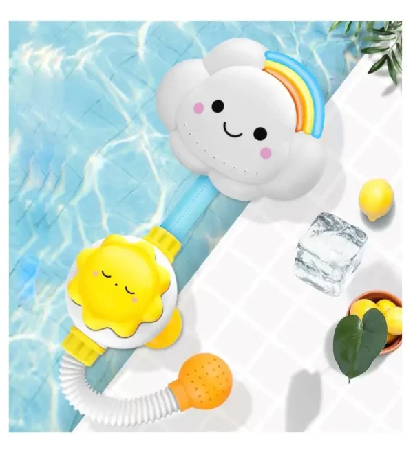 Kids Bath Toys Water Game for Kids Clouds Model Faucet Shower Water Spray Kids Toy Splashes Bathroom Sprinkler Kids Toy - Image 13