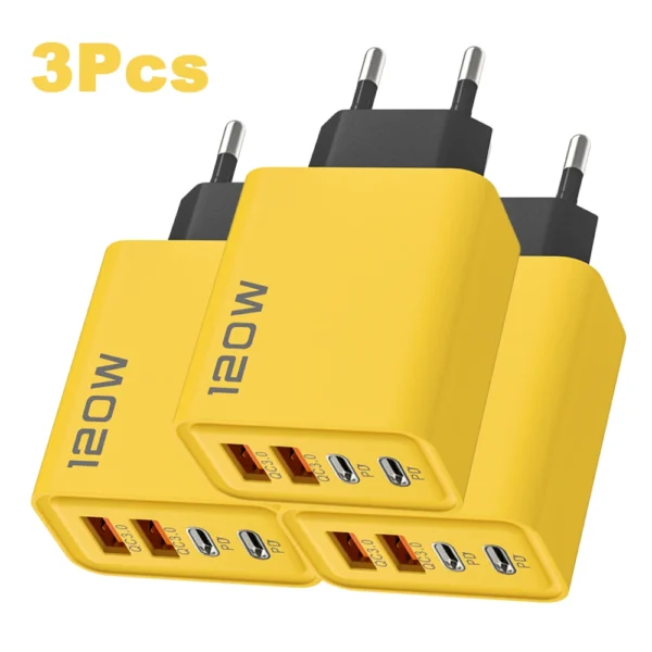 4 Ports USB C PD Charger Quick Charge 3.0 Type C USB Phone Chargers Fast Charging Adapter For iPhone 15 14 Samsung Xiaomi Huawei - Image 16