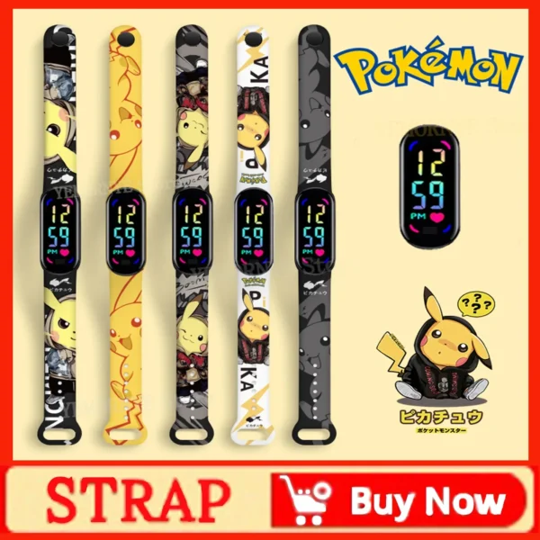 12PCS Stitch Children Watches Girls Waterproof Sport Touch Screen Watch for Women Waterproof Digital Clock Bracelet Gifts Toys - Image 50