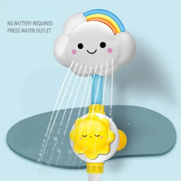 Kids Bath Toys Water Game for Kids Clouds Model Faucet Shower Water Spray Kids Toy Splashes Bathroom Sprinkler Kids Toy - Image 2