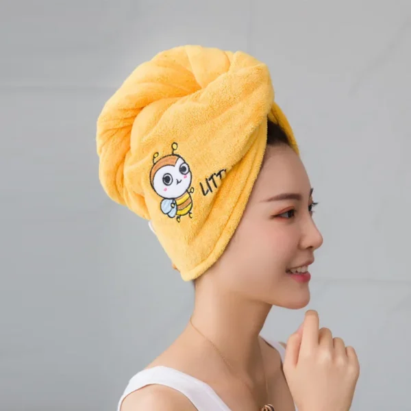 Women Hair Towel Microfiber Towel Bath Towels for Adults Home Terry Towels Bathroom Serviette De Douche Turban for Drying Hair - Image 12