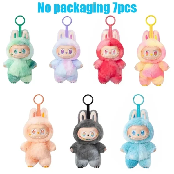 New Pop Mart The First Second And Third Labubu Blind Box Heart Beat Series Doll Cloth Car Interior Decor Pendant Toy Gifts - Image 15