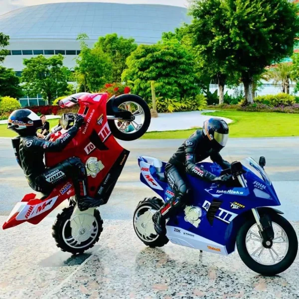 RC Motorcycle Kids Toy 2.4G Remote Control Motorcycle High Speed Racing Drift Stunt Car Toys for Boys Kids Toy Children Gifts - Image 6