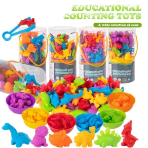 Animal series children's early education enlightenment counting toys teaching aids family cognitive classification toys
