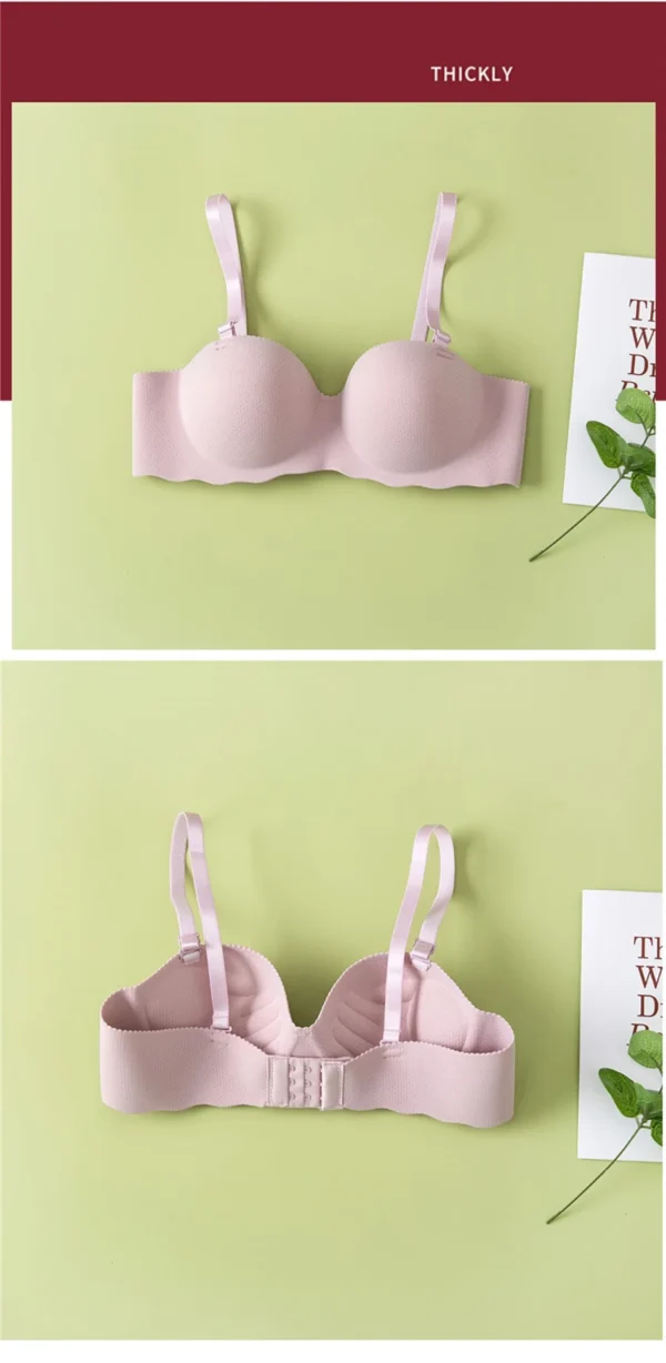High Quality Solid Color Girls Seamless Bra Girls Comfort Breathable Daily Wear Underwears Girls Removable Shoulder Strap Bra - Image 28