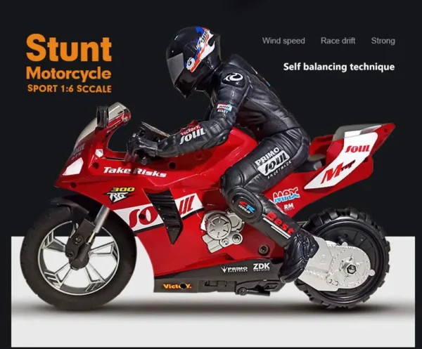 RC Motorcycle Kids Toy 2.4G Remote Control Motorcycle High Speed Racing Drift Stunt Car Toys for Boys Kids Toy Children Gifts - Image 12