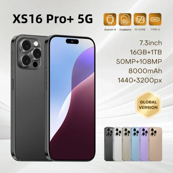 2025 High Quality OLED Display For XS16 Pro+ 7.3 Inch phones LcD Display Touch ScreenPanel Dynamic Touch Screen Global Version﻿ - Image 2