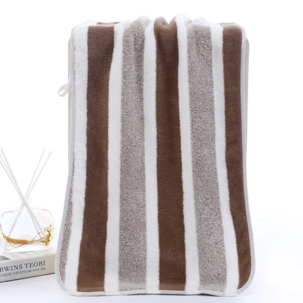 1 pcs Striped Face Towel 35x75cm For Bathroom Or Soft And Absorbent Quick-Drying Experience Microfiber Bath Towel 70x140cm - Image 12