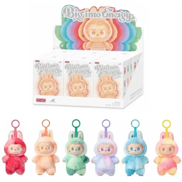 New Pop Mart The First Second And Third Labubu Blind Box Heart Beat Series Doll Cloth Car Interior Decor Pendant Toy Gifts - Image 3