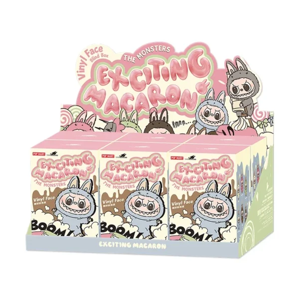 Labu macaroon vinyl face surprise blind box Labu macaroon 1st generation 2nd generation 3 with doll decoration. - Image 7