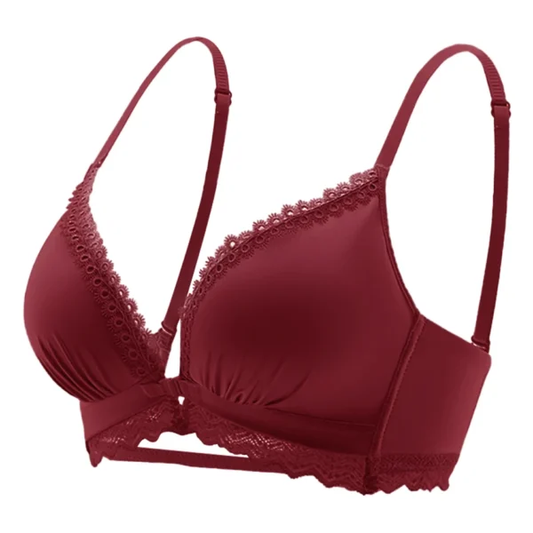 Girls Elegant Front-Closing Padded Bra Comfortable and Supportive Choice for Small Busts Enhancing Natural Beauty Underwears - Image 7
