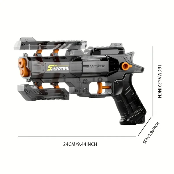Manual Water Gun for Kids Deformable Durable Plastic Watergun Summer Outdoor Interactive Water Blaster Toys For Pool Beach Party - Image 2