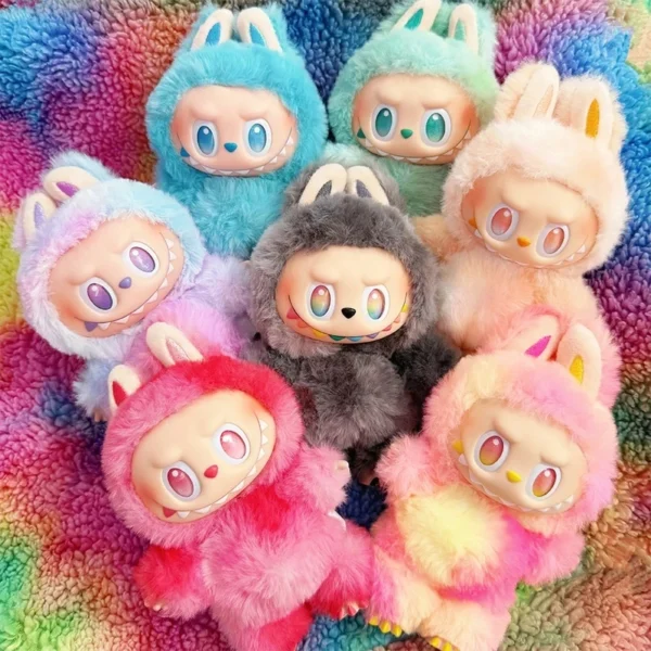 New Pop Mart The First Second And Third Labubu Blind Box Heart Beat Series Doll Cloth Car Interior Decor Pendant Toy Gifts - Image 6
