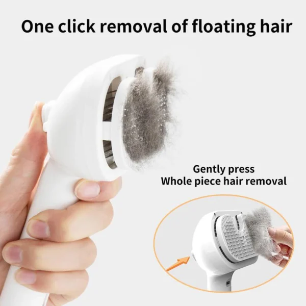 Dog Comb Pet Steam Massage Brush Safe Round Head Soft Teeth Spray Hair Removal Comb for Dog Universal for Cats Dogs Accessories - Image 4