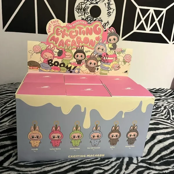Labu macaroon vinyl face surprise blind box Labu macaroon 1st generation 2nd generation 3 with doll decoration. - Image 14
