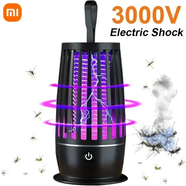 Xiaomi Mosquito Killer Lamp Bedroom Silent USB Rechargeable Electric Mosquito Swatter Portable Outdoor Mosquito Repeller FlyTrap