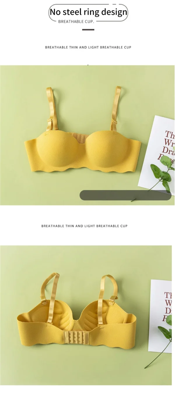 High Quality Solid Color Girls Seamless Bra Girls Comfort Breathable Daily Wear Underwears Girls Removable Shoulder Strap Bra - Image 22