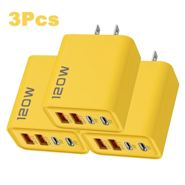 4 Ports USB C PD Charger Quick Charge 3.0 Type C USB Phone Chargers Fast Charging Adapter For iPhone 15 14 Samsung Xiaomi Huawei - Image 14