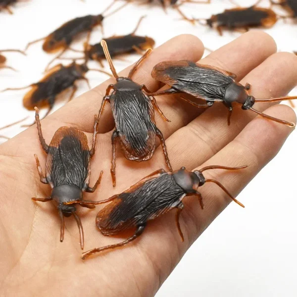 Halloween Gadget Plastic Cockroaches Joke Decoration Props Rubber Toy Gags Practical Jokes Toys Plastic Bugs Cockroach - Image 9