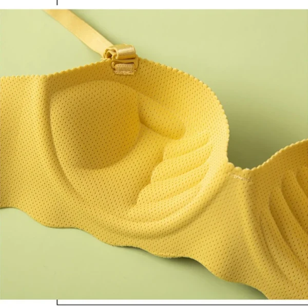 High Quality Solid Color Girls Seamless Bra Girls Comfort Breathable Daily Wear Underwears Girls Removable Shoulder Strap Bra - Image 3