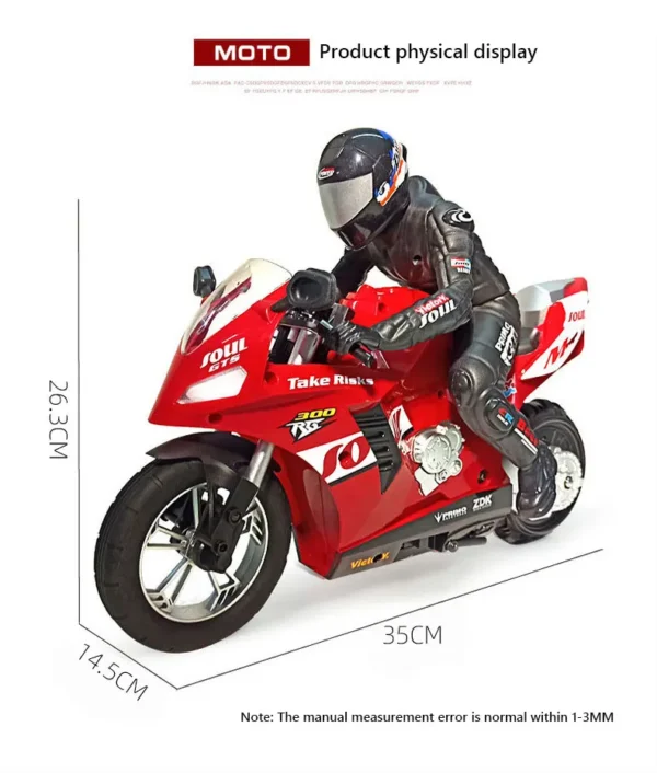 RC Motorcycle Kids Toy 2.4G Remote Control Motorcycle High Speed Racing Drift Stunt Car Toys for Boys Kids Toy Children Gifts - Image 15