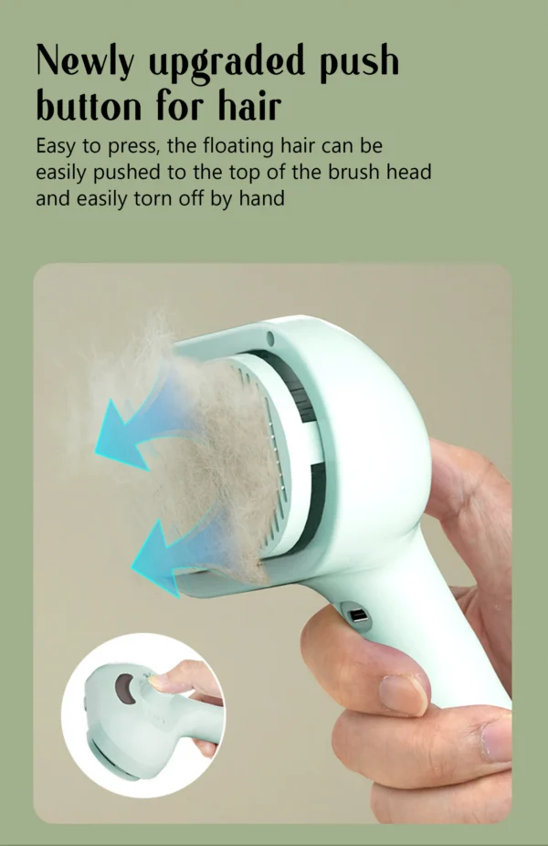 Dog Comb Pet Steam Massage Brush Safe Round Head Soft Teeth Spray Hair Removal Comb for Dog Universal for Cats Dogs Accessories - Image 18