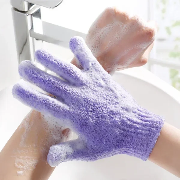 Body Cleaning Washcloth Soft Brush Home Hotel Bathroom Shower Ball Back Scrubber Set Exfoliating Skin Towel Bath Gloves - Image 3