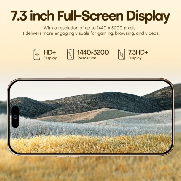2025 High Quality OLED Display For XS16 Pro+ 7.3 Inch phones LcD Display Touch ScreenPanel Dynamic Touch Screen Global Version﻿ - Image 16