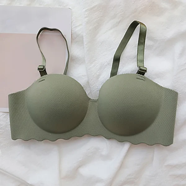 High Quality Solid Color Girls Seamless Bra Girls Comfort Breathable Daily Wear Underwears Girls Removable Shoulder Strap Bra - Image 12