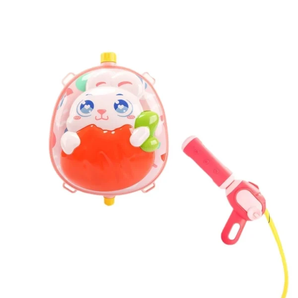 New Summer Cartoon Animal Backpack Water Gun Large Capacity Pull out Water Gun Fighting Children's Water Gun Toy - Image 6