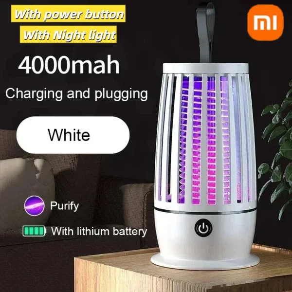 Xiaomi Mosquito Killer Lamp Bedroom Silent USB Rechargeable Electric Mosquito Swatter Portable Outdoor Mosquito Repeller FlyTrap - Image 10