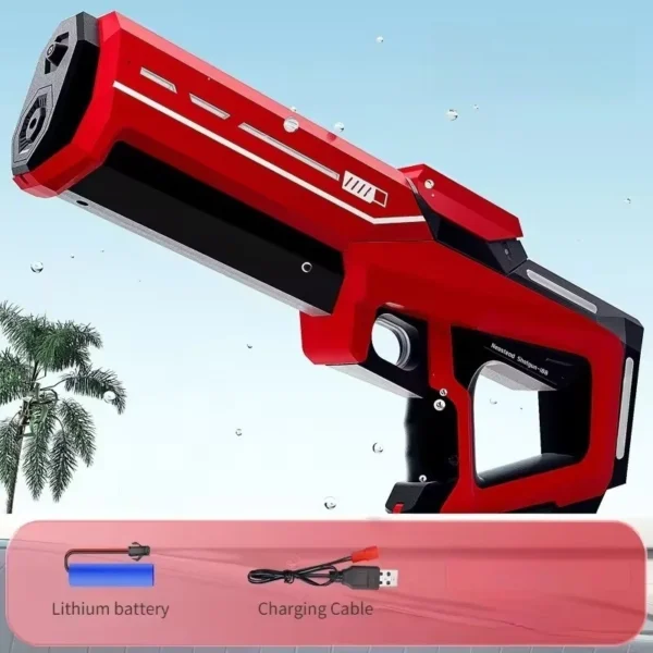 Kids Cool Outdoor Shooting Game Plastic Electric Squirt Gun Toys Water Automatic Children Summer Water Pistols Toy with Battery - Image 14