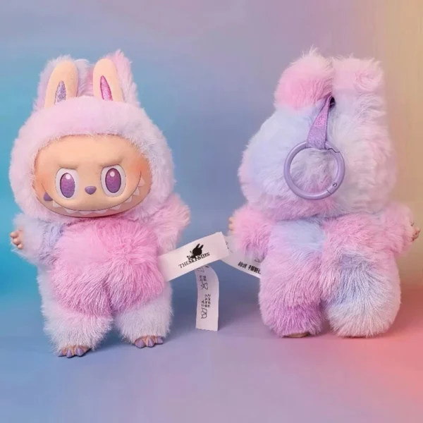New Pop Mart The First Second And Third Labubu Blind Box Heart Beat Series Doll Cloth Car Interior Decor Pendant Toy Gifts